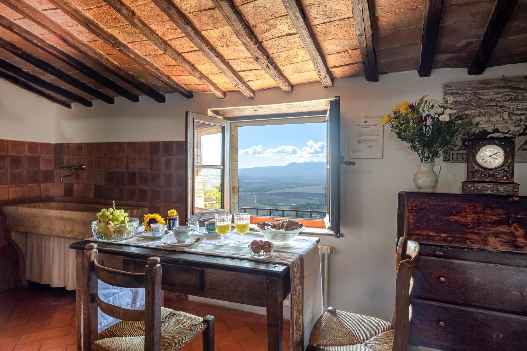 Artistica Pienza - Breathtaking Val D'Orcia View Apartment Ngoại thất bức ảnh